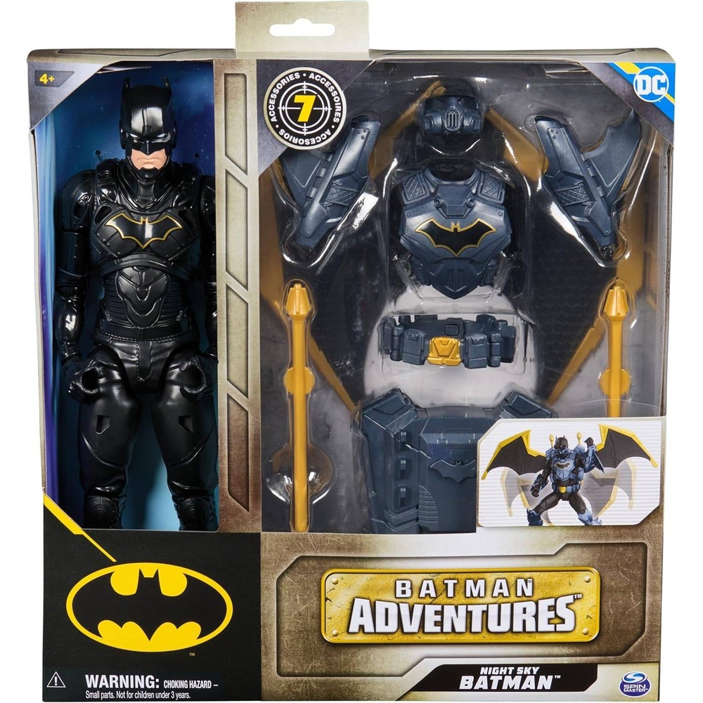 Spin Master Batman Adventures Night Sky Batman 12 Inch Figure Expandable Wings